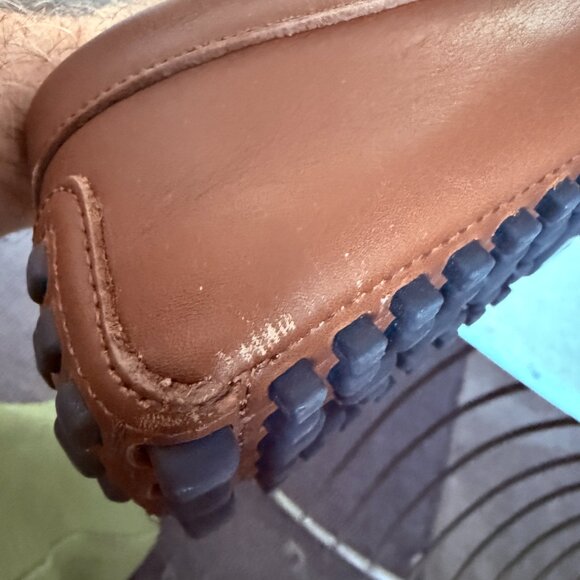 Gucci Brown Leather Men's Loafers Slip-Ons 9.5 US - Picture 7 of 13